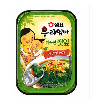 샘표 우리엄마 깨끗한 깻잎(간장) 70g