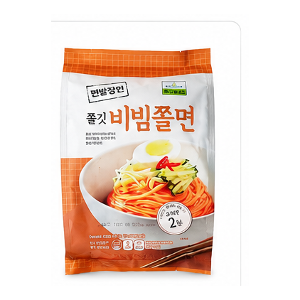 K 칠갑농산 면발장인 쫄깃 비빔쫄면 424g