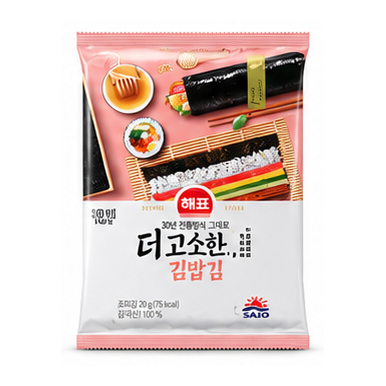 해표 더 고소한 김밥김 20g 10매 / HP ROASTED SEAWEED20g 10SHT