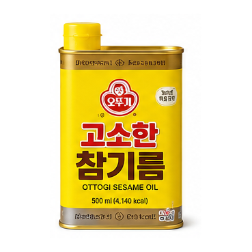 오뚜기 고소한 참기름(캔) 500ml
