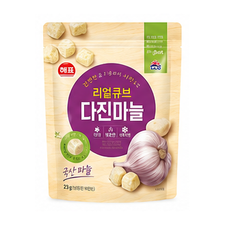 해표 리얼큐브 다진마늘 23g