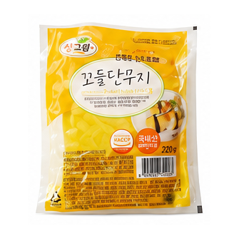 싱그람 꼬들 단무지 220g