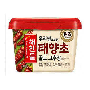 해찬들 태양초 고추장 500g