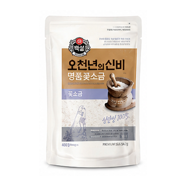 백설 천일염(꽃소금) 400g