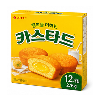 롯데 카스타드 276g (12개입)