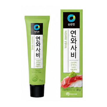 청정원 연와사비(튜브) 35g / Chungjungone Light Wasabi (Tube) 35g