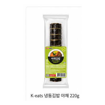 K-eats 냉동김밥 야채 220g