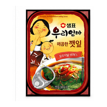 샘표 우리엄마 매콤한 깻잎 70g