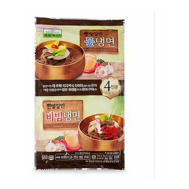 K 칠갑농산 흑메밀냉면 (물냉면2+비빔냉면2)