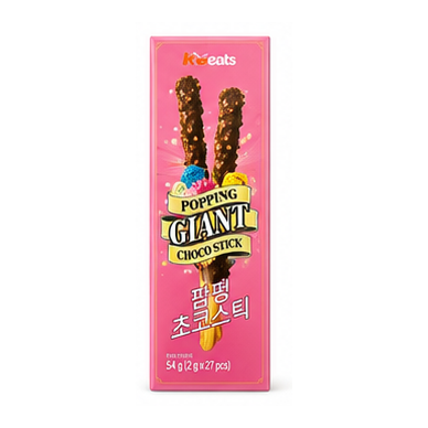 K-EATS 팝핑 캔디 초코스틱 54g / Giant Choco Stick-Popping Candy 54G