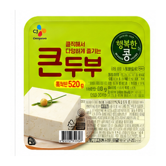 CJ 행복한콩 큰두부 520g