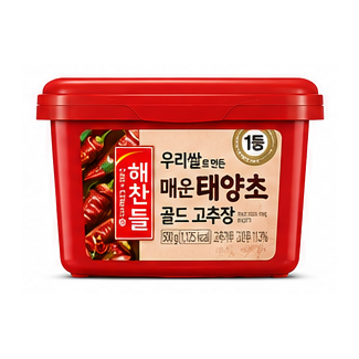 해찬들 매운 태양초 고추장 500g