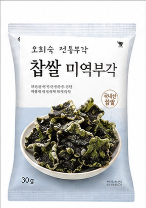 K 오희숙 전통부각 찹쌀 미역 부각 30g