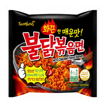 삼양 불닭볶음면 (1pk / 5pks)/Samyang Hot Chicken Ramyun (Original) 140G