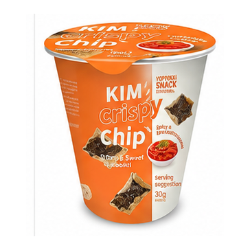 영풍 요뽀기 김스낵(용기)_매콤달콤떡볶이 30g