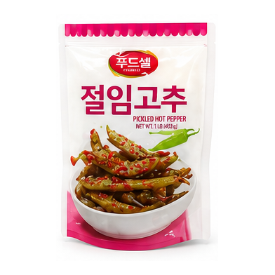 푸드셀 절임고추 453g