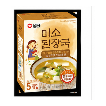 샘표 즉석 미소 된장국 8g*5