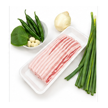 흑돼지 슬라이스 삼겹살 / Slice Pork Belly 500g