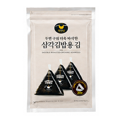 만전김 삼각김밥김(틀포함) 24g 20매 / Laver For Samgak Kimbab With Tray