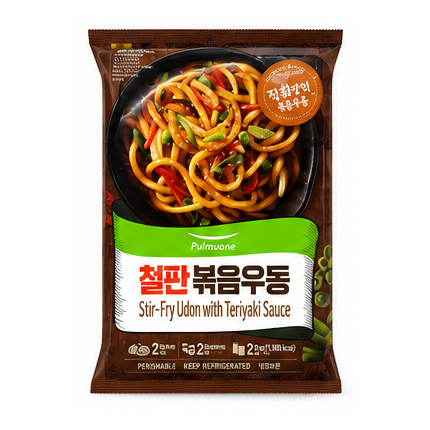 풀무원 철판볶음 우동 457g