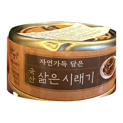 자연가득 담은 국산 삶은 시래기 120g / Boiled Radish Leaves 120G