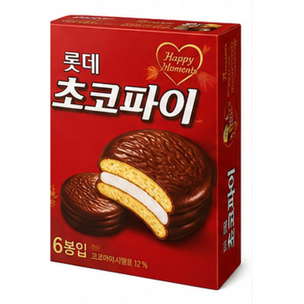 롯데 초코파이 (6봉) / LOTTE Choco Pie 168G(6PK)