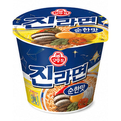 진라면 순한맛 작은컵 65g / OTTOGI Jin Ramen Cup(Mild) 65G
