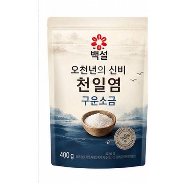 백설 오천년의 신비 천일염(구운소금) 400g