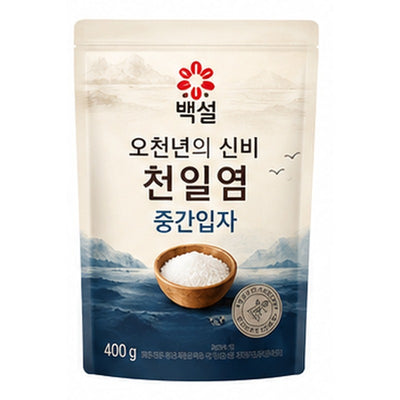 백설 오천년의 신비 천일염(중간입자) 400g