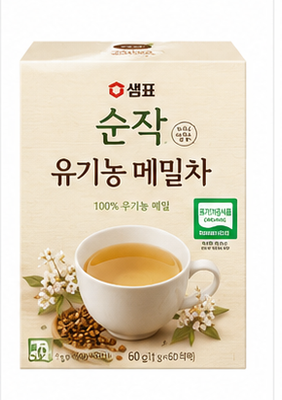 샘표 순작 유기농 메밀차 60g (40T)