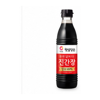 청정원 햇살담은 두번 달여 더 진한 진간장 500ml