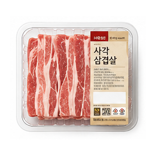 사각 삼겹살 400g