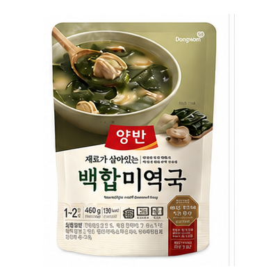 양반 재료가 살아있는 백합 미역국 460g