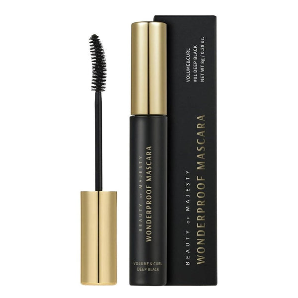 비오엠 원더프루프 마스카라 볼륨앤컬 #01 딥 블랙 8g / B.O.M Wonderproof Mascara Volume & Curl #01 Deep Black