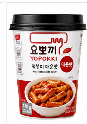 영풍 요뽀끼 떡볶이 매운맛 (컵) 140g