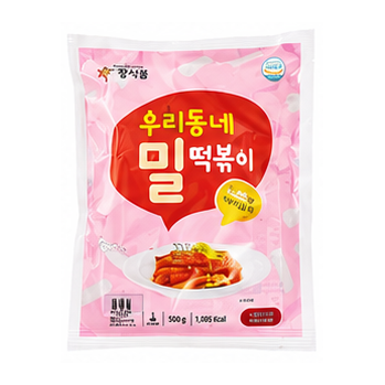 황소식품 우리동네 밀 떡볶이 500g