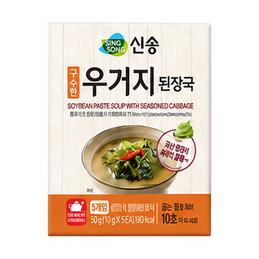 신송 구수한 우거지 된장국 10g*5ea