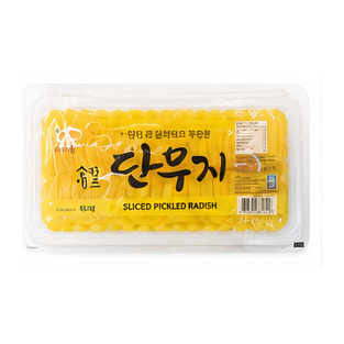 송죽원 슬라이스 단무지 (용기) 400g