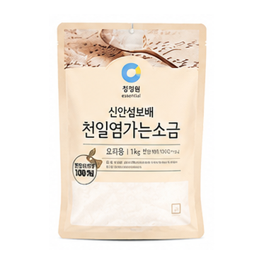 청정원 신안섬보배 가는소금(꽃소금) 1kg