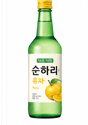 롯데 처음처럼 순하리 유자 360ml