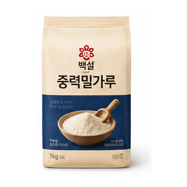 백설 중력분 (1kg/2.5kg)