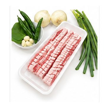흑돼지 벌집 삼겹살 Scored Pork Belly 600g