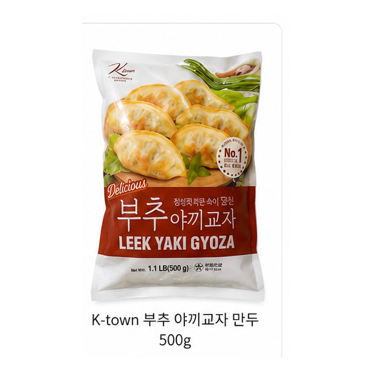 K-town 부추 야끼교자 만두 500g