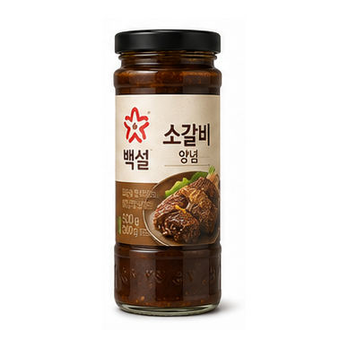 백설 소갈비 양념 500g