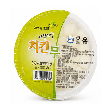 싱그람 아삭아삭 치킨무 (용기) 350g