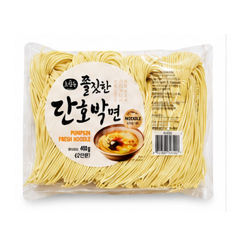 초립동 쫄깃한 단호박면 400g / CRD Fresh Noodle (Pumpkin) 400G