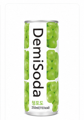 데미소다 청포도 250ml