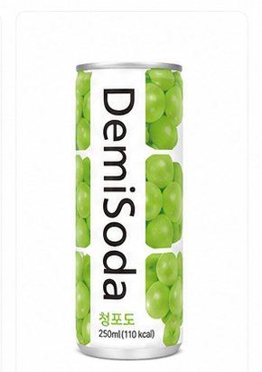 데미소다 청포도 250ml