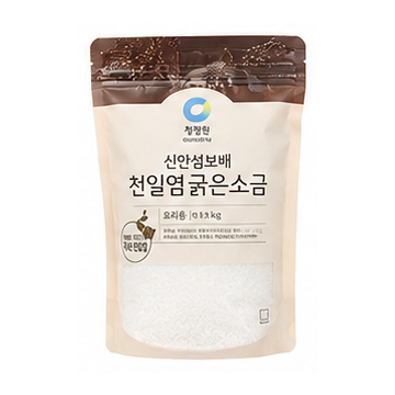 청정원 신안섬보배 천일염 굵은소금 1kg