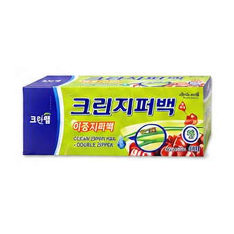 크린랲 크린지퍼백 소 이중지퍼백 (18*20cm/20ea)